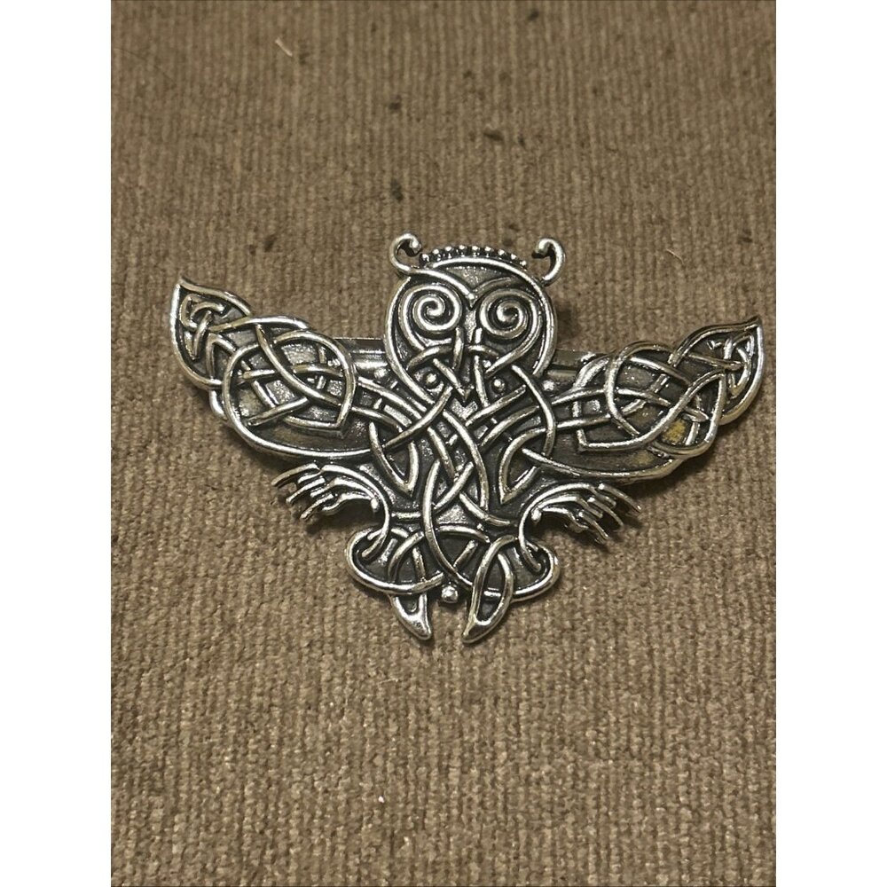 Owl Viking Celtic Design Hair Pin The Mythical goddess In Theology Hair Clip New